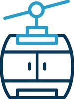 Gondola Vector Icon Design