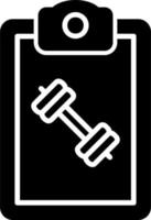 Exercise schedule Vector Icon