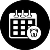 Dental Schedule Vector Icon