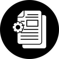 Content Management Vector Icon