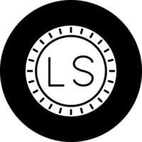 Lesoto marcar código vector icono