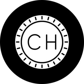 Switzerland Dial code Vector Icon