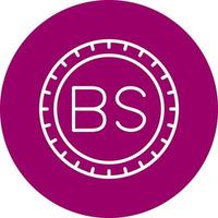 bahamas marcar código vector icono