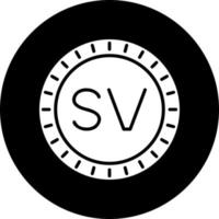 El Salvador Dial code Vector Icon