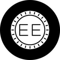 Estonia Dial code Vector Icon