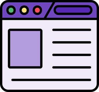 Web Browser Vector Icon