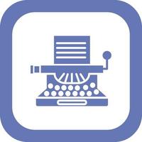 Typewriter Vector Icon