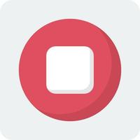 Stop button Vector Icon