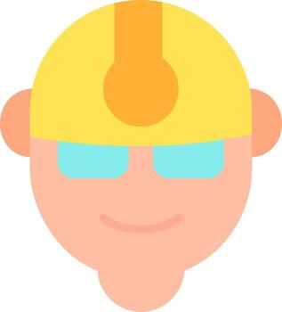 icono de vector de trabajador