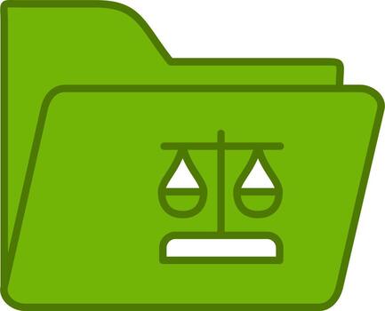 icono de vector de carpeta