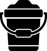 Sand Bucket Vector Icon