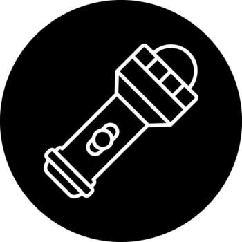 Flashlight Vector Icon