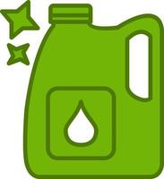 Oil bottle Vector Icon