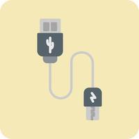 Usb cable Vector Icon