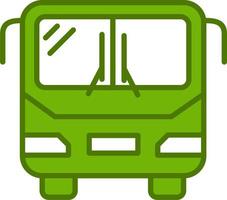 icono de vector de bus