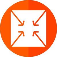 Compress Arrows Alt Vector Icon Design