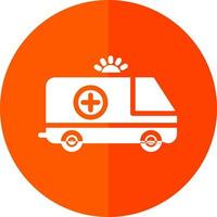 Ambulance Vector Icon Design