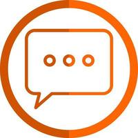 Comment Dots Vector Icon Design