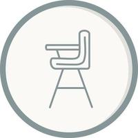 Baby chair Vector Icon