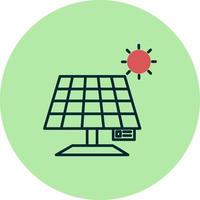 Solar panel Vector Icon