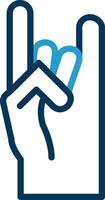 Sign Language Vector Icon Design