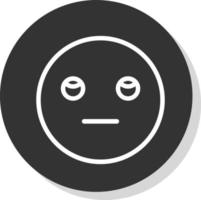 Meh Rolling Eyes Vector Icon Design