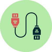 Data Cable Vector Icon