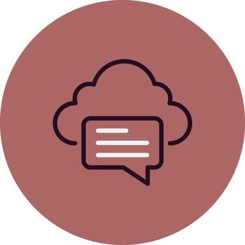 icono de vector de mensaje