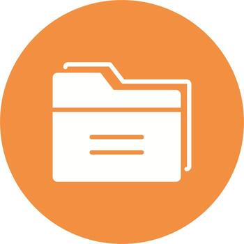 icono de vector de carpeta
