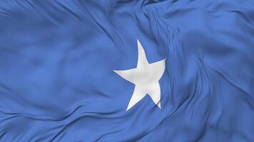 Somalia Flag Seamless Looping Background, Looped Bump Texture Cloth Waving Slow Motion, 3D Rendering video