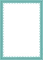 Blue and white background color with stripe line and circle shapes. Vertical frame, boarder for text or picture. vector