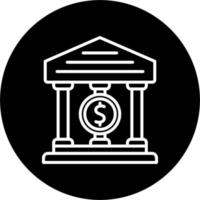 icono de vector de banco