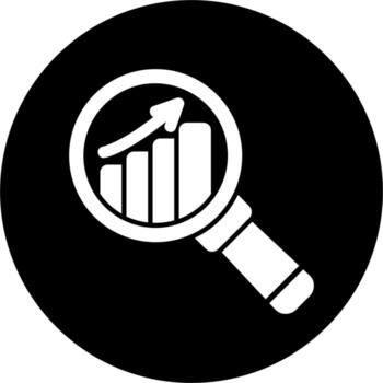 icono de vector de análisis