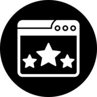 Web Rating Vector Icon