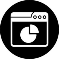 Web Pie Chart Vector Icon