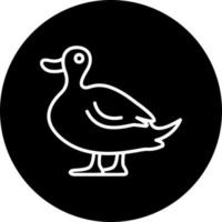 Pato vector icono