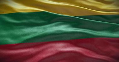 Lithuania country flag waving background, 4k backdrop animation video