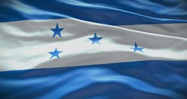 Honduras país bandeira acenando fundo, 4k pano de fundo animação video