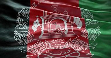 Afghanistan country flag waving background, 4k backdrop animation video