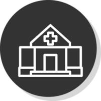 Hospital Alt Vector Icon Design