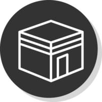 Kaaba Vector Icon Design