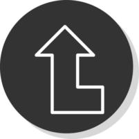 Level Up Alt Vector Icon Design