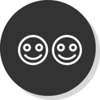 Grin Alt Vector Icon Design