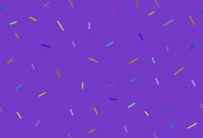 Colorful geometric abstract background, geometric pattern, lines round style. on purple violet background. Free vector. vector