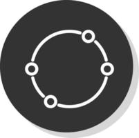 Dot Circle Vector Icon Design