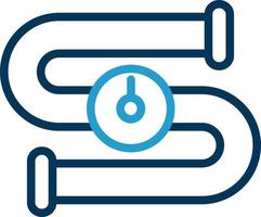 Water Pipe Vector Icon Design