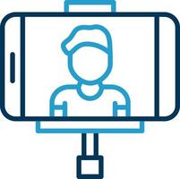 Vlogger Vector Icon Design