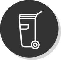 Dumpster Vector Icon Design