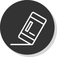 Eraser Vector Icon Design