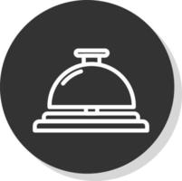 Concierge Bell Vector Icon Design